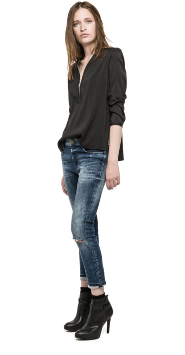 Chemise Replay W2802 noir
