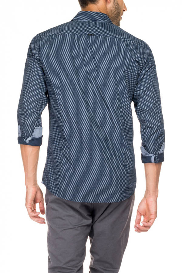 Chemise Salsa 115299 bleu