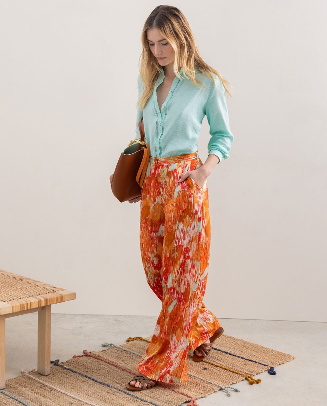 Chemise verte Surkana