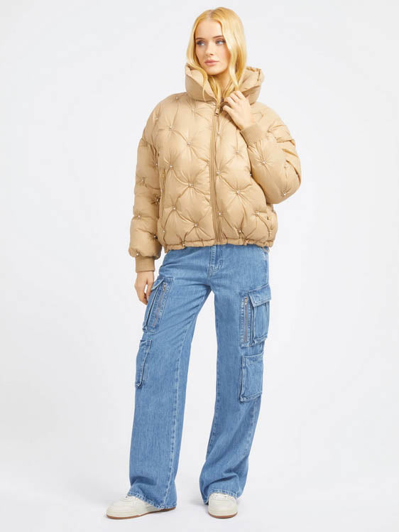 Doudoune perles Guess