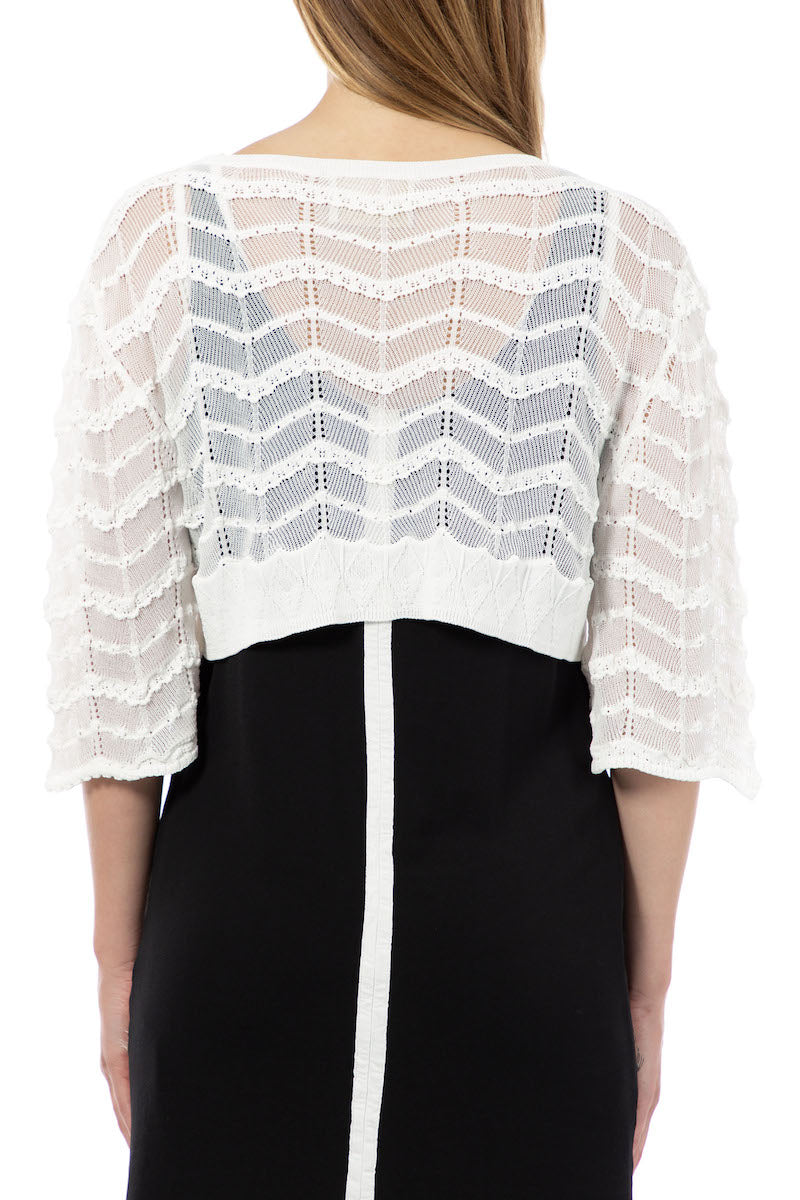 Gilet court en maille Elisa Cavaletti