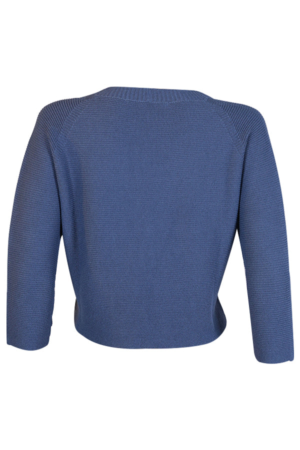 Gilet La Fée Maraboutée FA3573 bleu