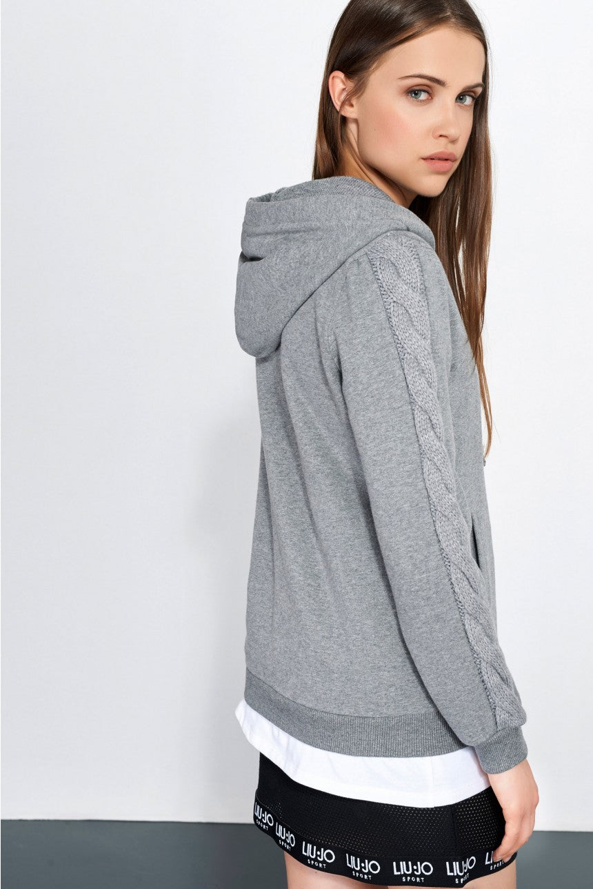 Gilet Liu Jo T66104T0598 Twist gris