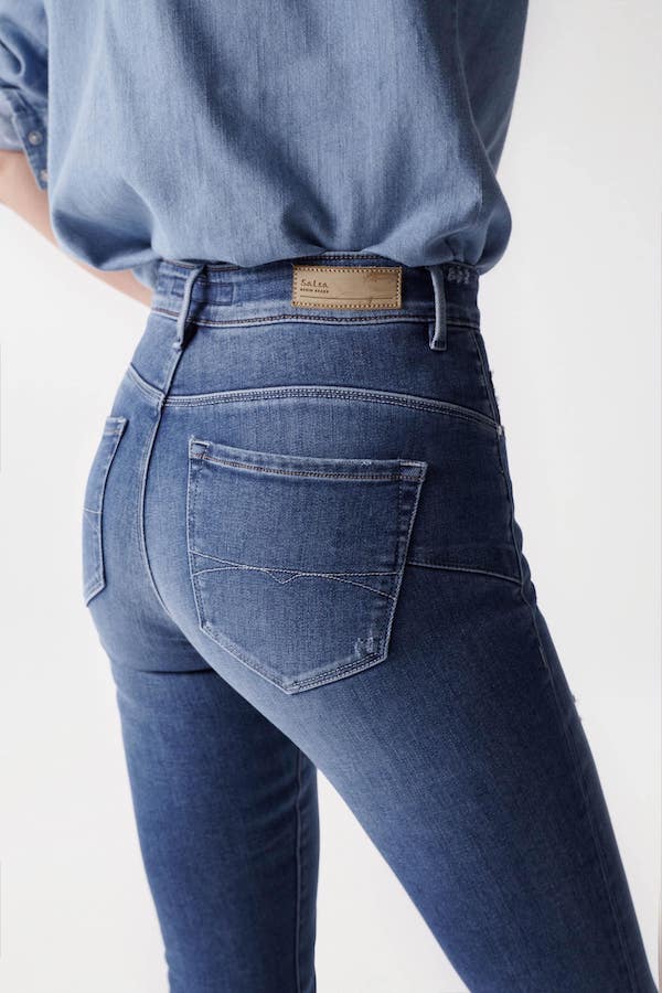 Jean Push In Secret Glamour skinny Salsa