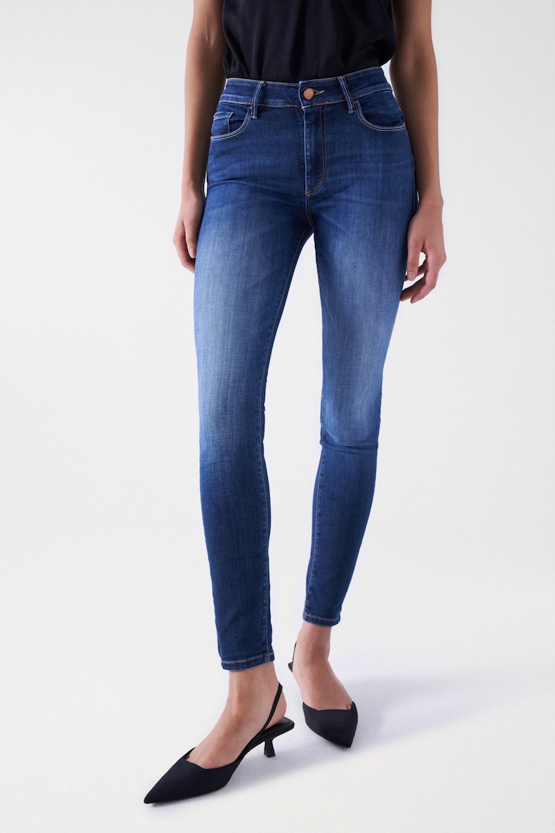 Jeans taille haute amincissant salsa