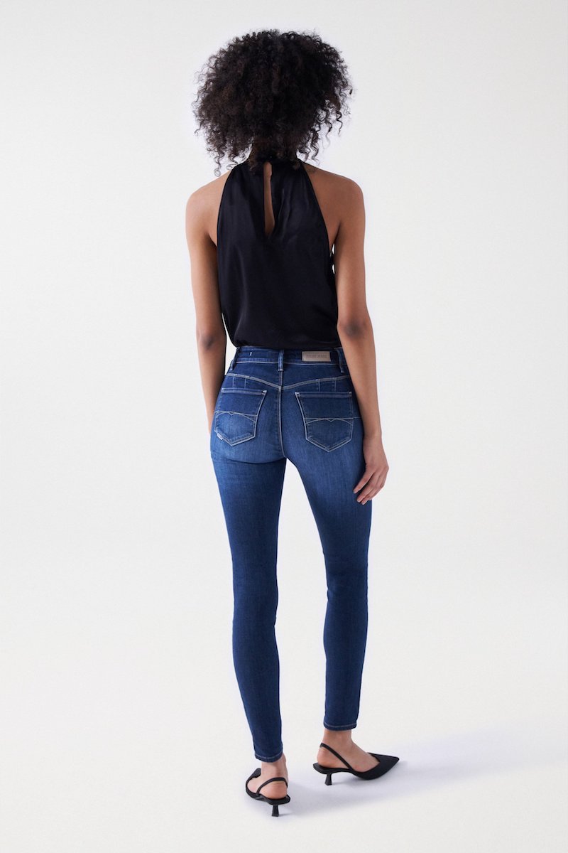Jeans taille haute amincissant salsa