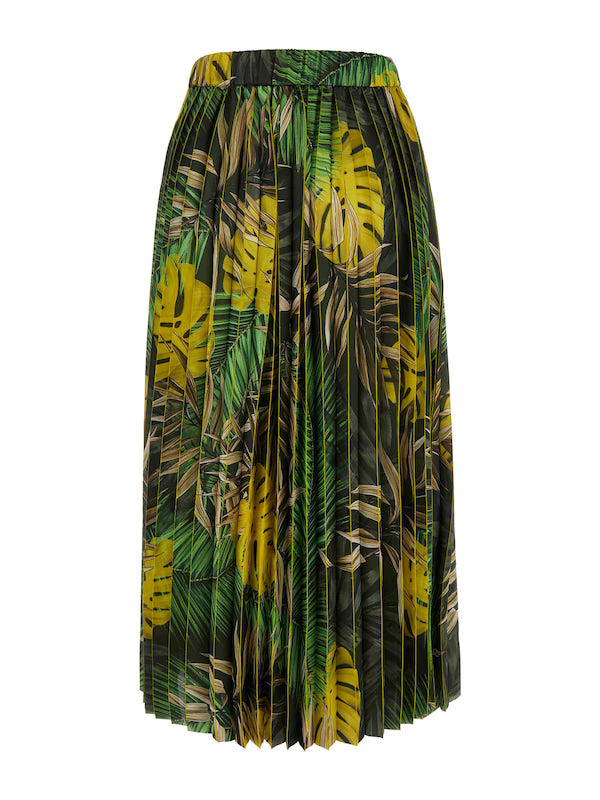 Jupe plissée à imprimé Guess W3GD75