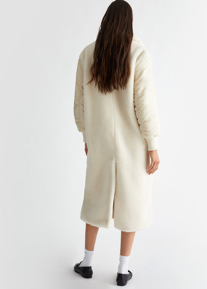 Manteau effet ourson Liu Jo