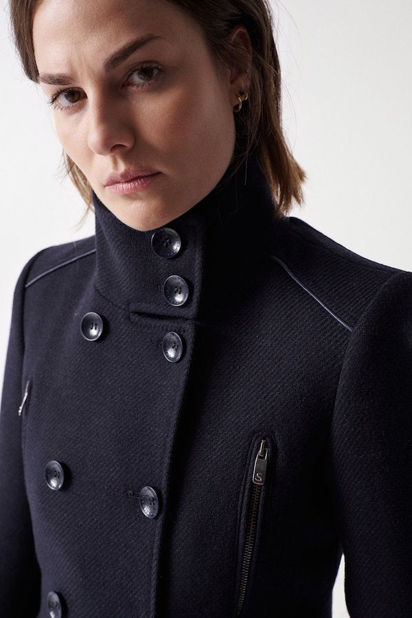 Manteau Salsa bleu marine