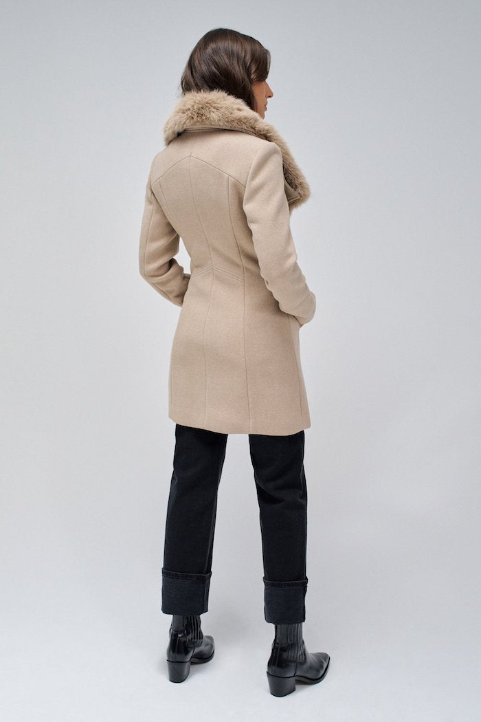 Manteau Salsa en drap de laine
