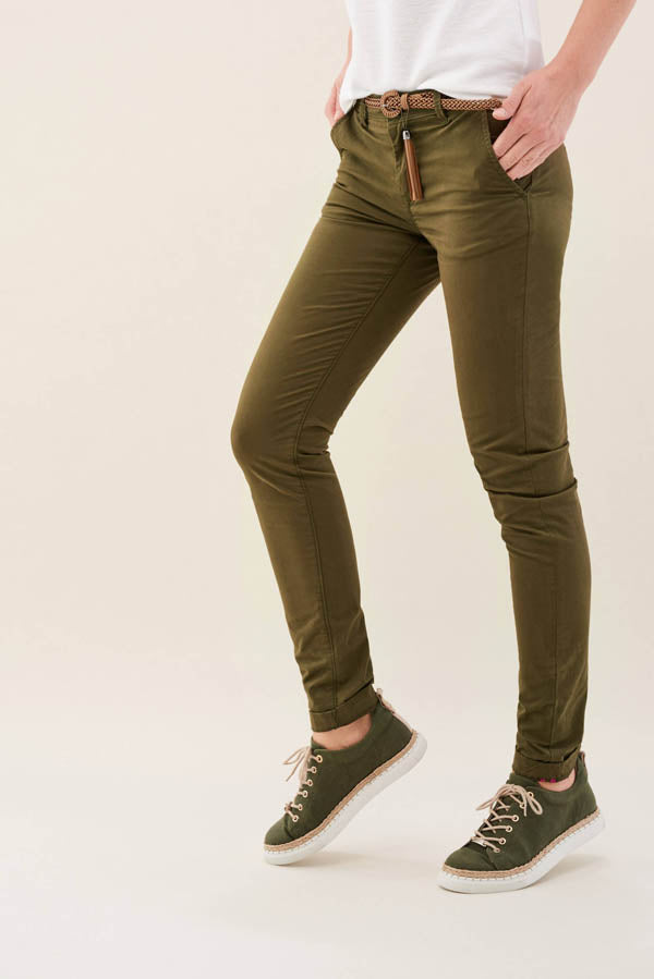 Pantalon Chino Kaki Salsa 121221