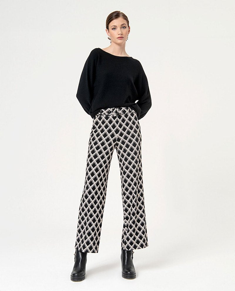 Pantalon droit Art Déco Surkana
