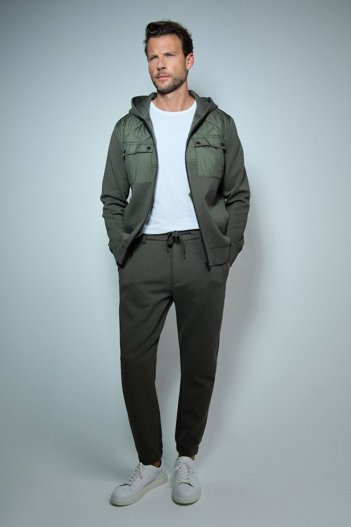 Pantalon jogger Salsa kaki