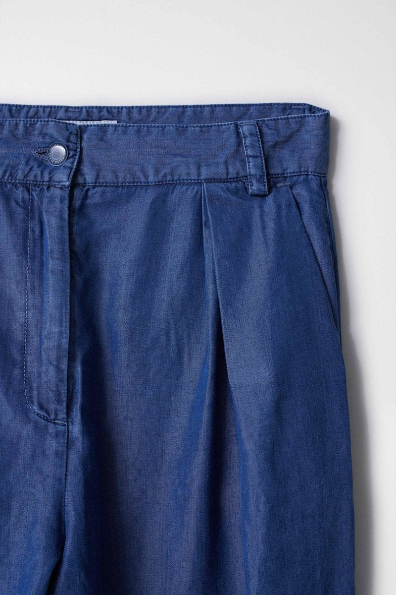 Pantalon large en lyocell fluide Salsa