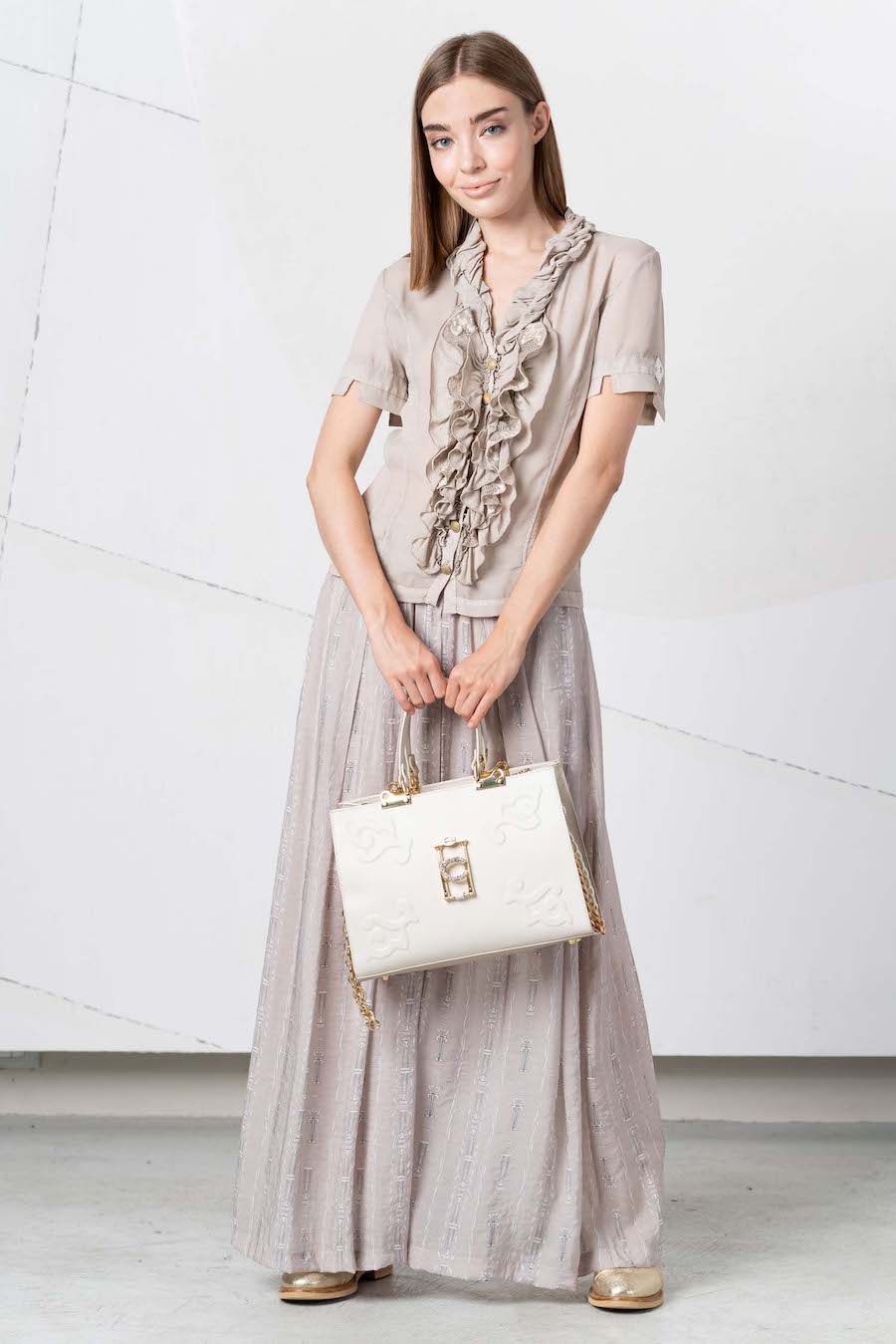 Pantalon large et fluide Elisa Cavaletti