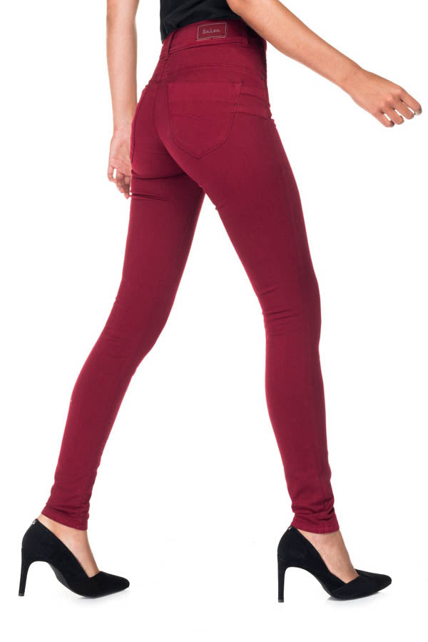 Pantalon Salsa 115544 32 Secret bordeaux