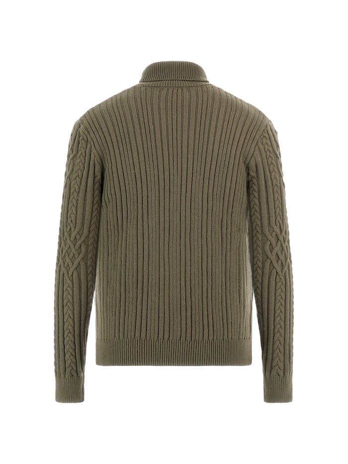 Pull col roulé torsadé GUESS