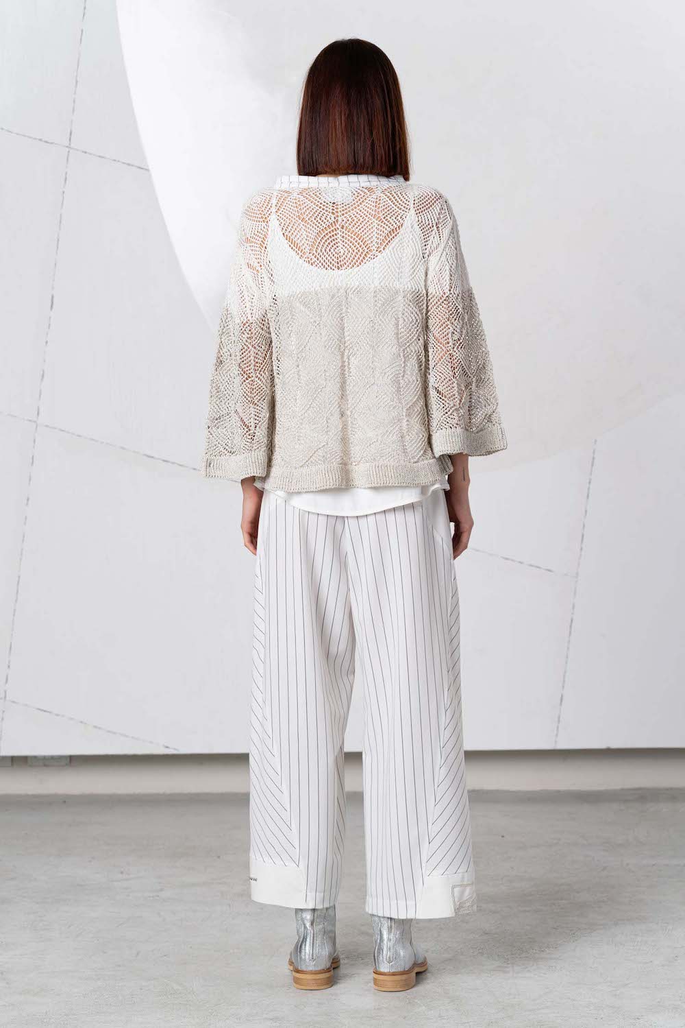 Pull en maille ajourée Elisa Cavaletti