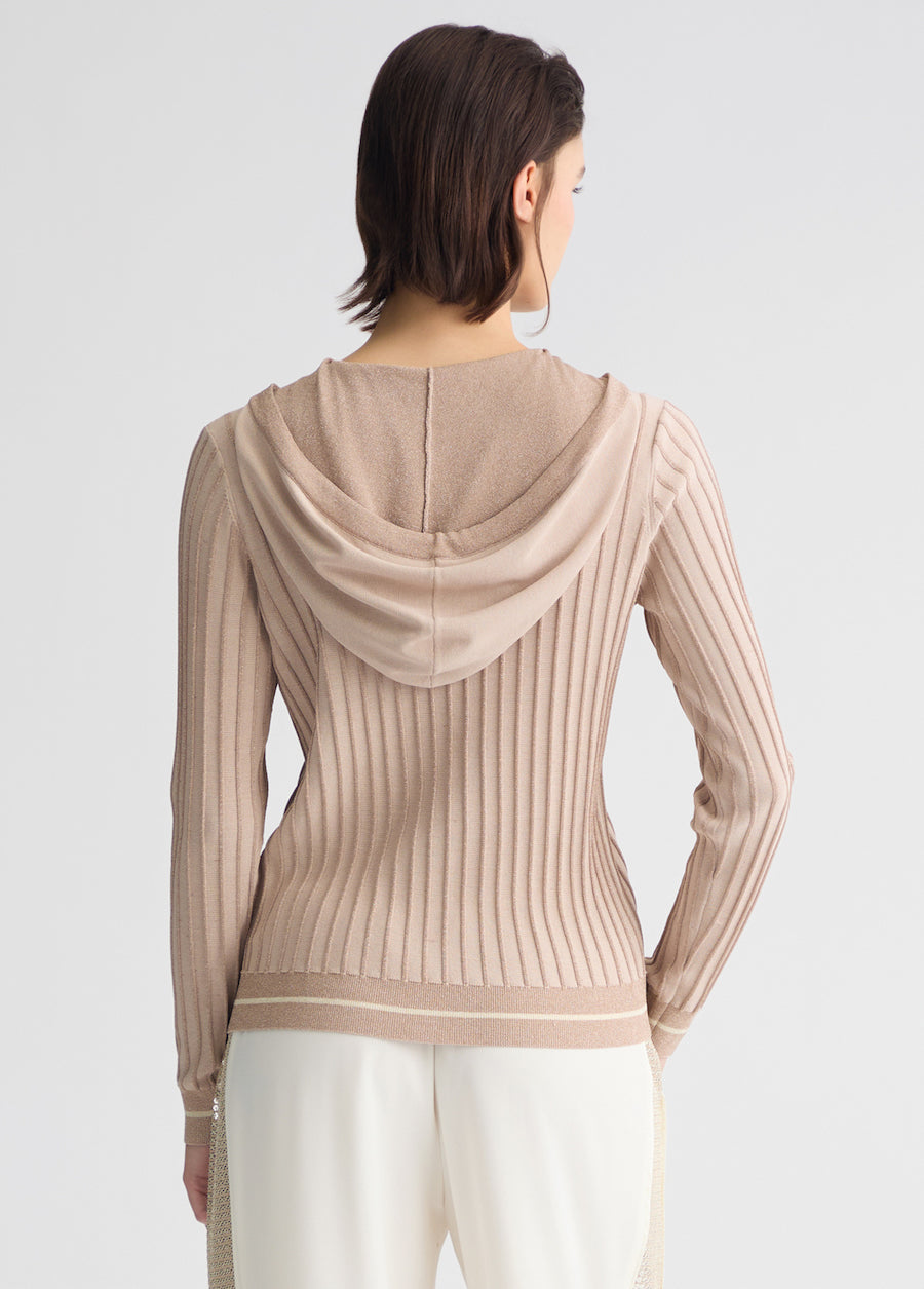 Pull en maille à capuche Liu Jo