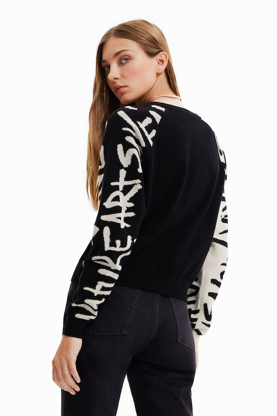 Pull en maille de coton Desigual