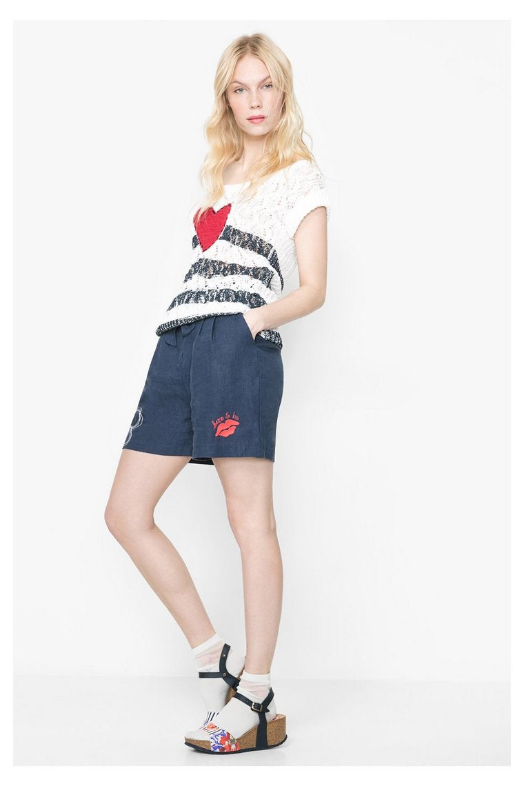 Pull manches courtes Desigual 61J21C3
