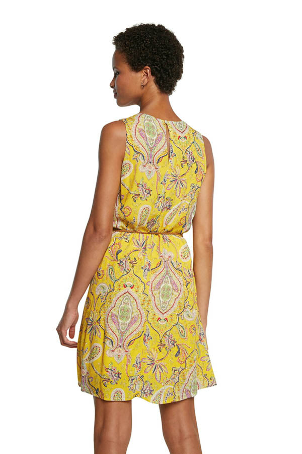 Robe Adriana jaune Desigual 21SWVWAX
