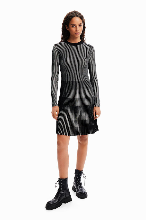 Robe ajusté Desigual bicolore