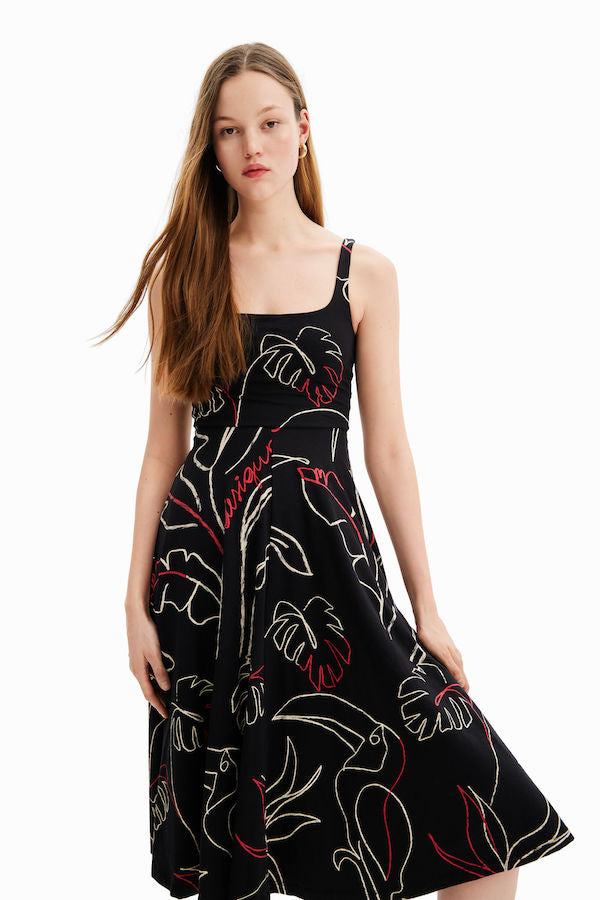 Robe à bretelles Desigual 23SWVK15
