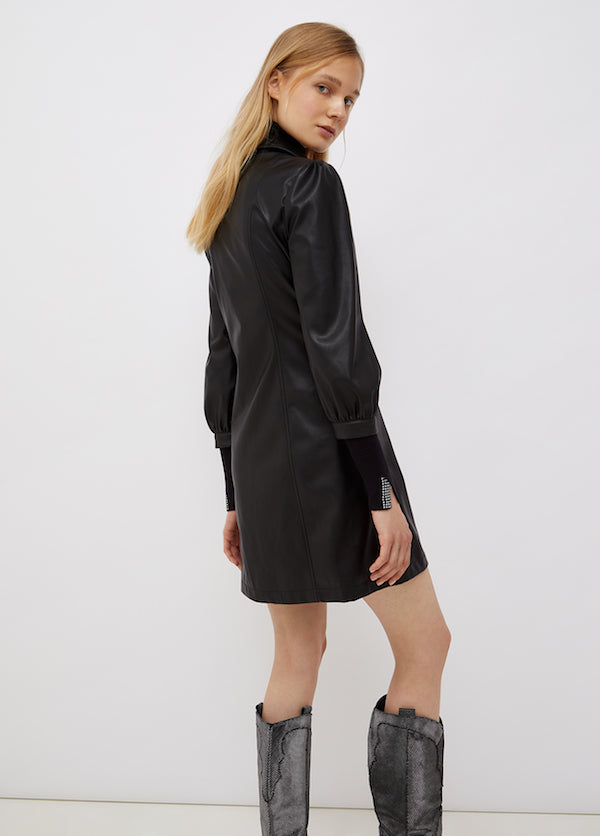 Robe courte en tissu enduit Liu Jo