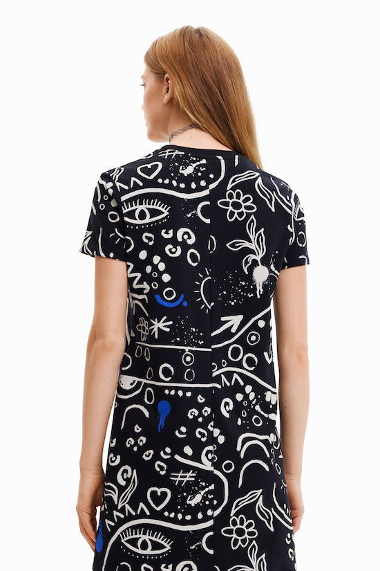 Robe courte imprimé Desigual