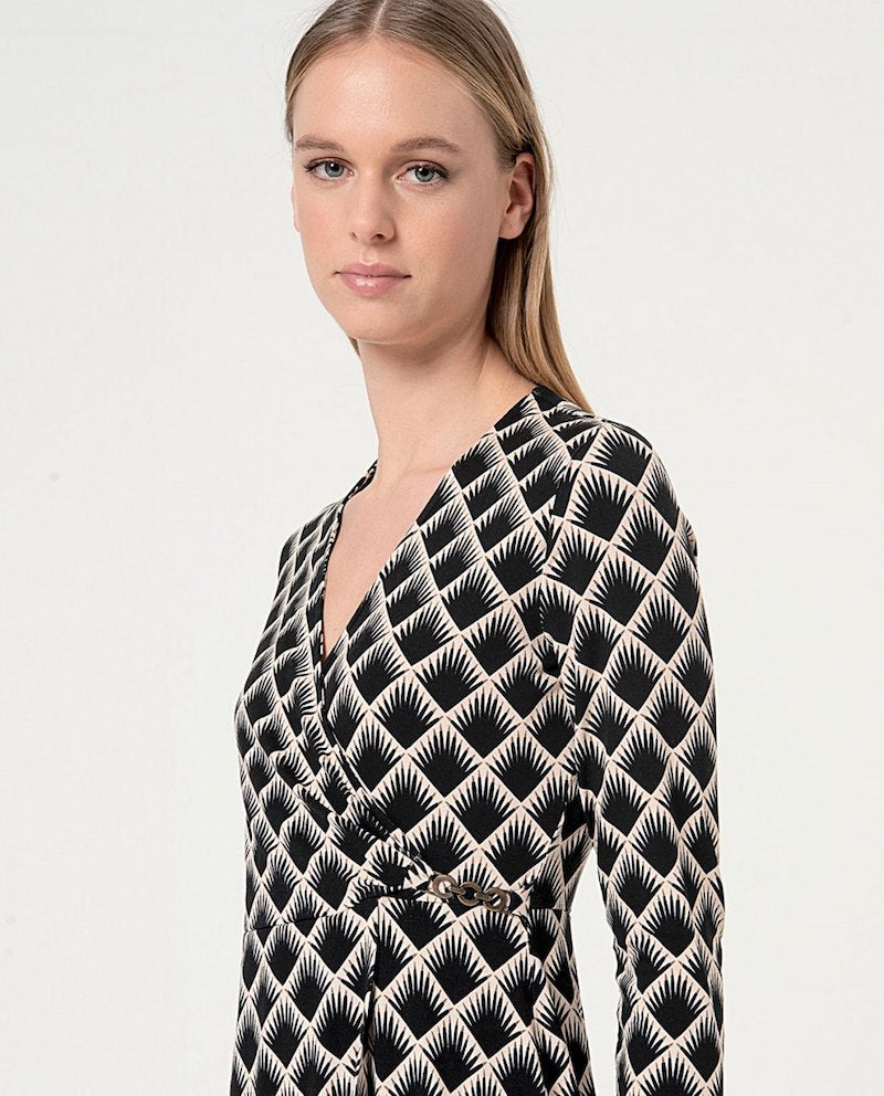 Robe croisée Surkana