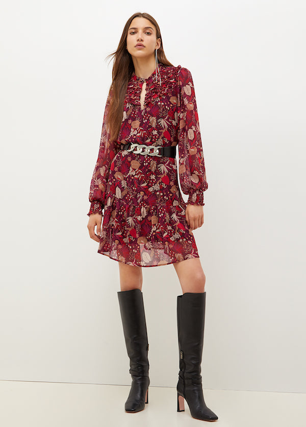 Robe en crépon à fleurs Liu Jo