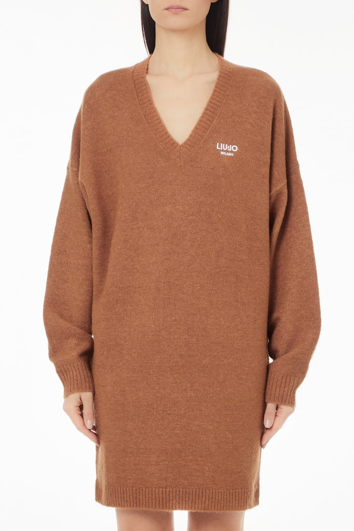 Robe en maille col amovible Liu Jo
