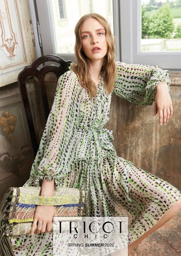 Robe haute couture Tricot Chic B856