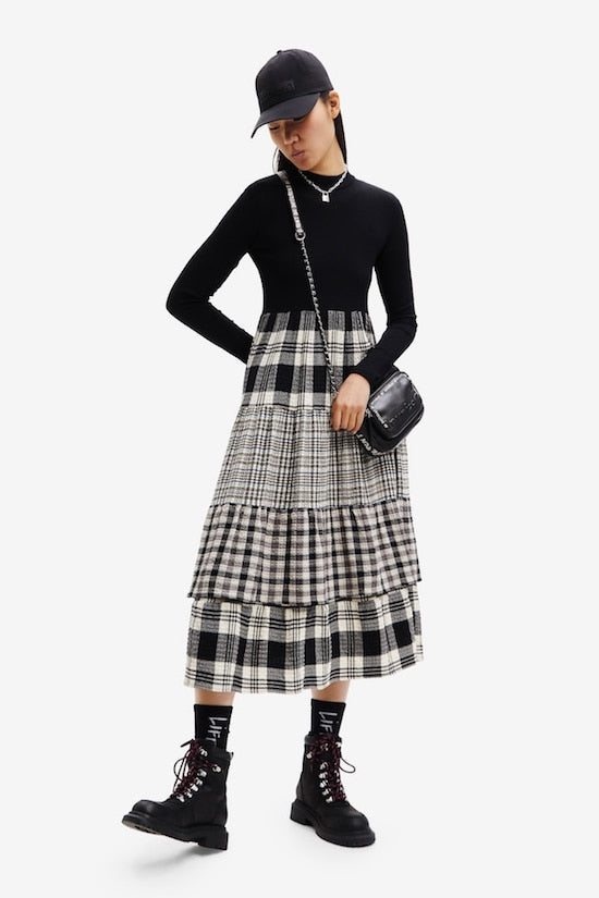 Robe imprimé carreaux Desigual 22WWVW36