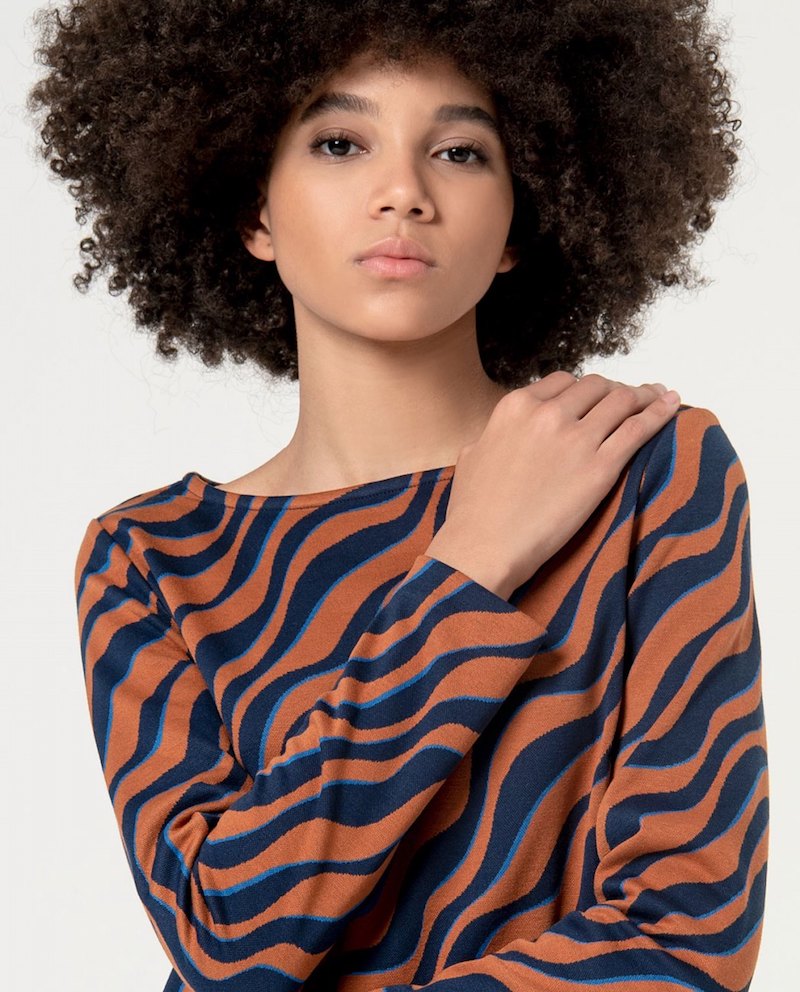 Robe jacquard coupe droite Surkana