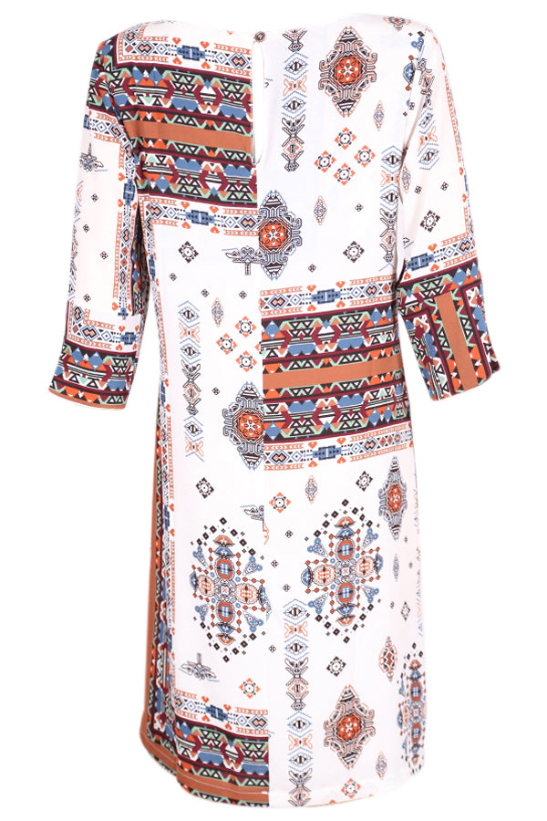 Robe La Fée Maraboutée FA3657 écru