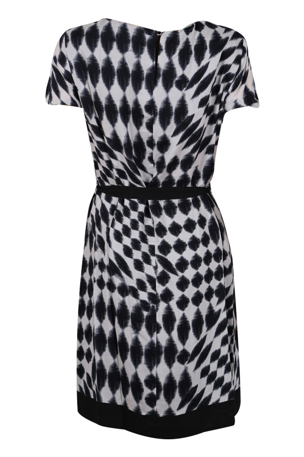 Robe La Fée Maraboutée FA7434 noir et blanche