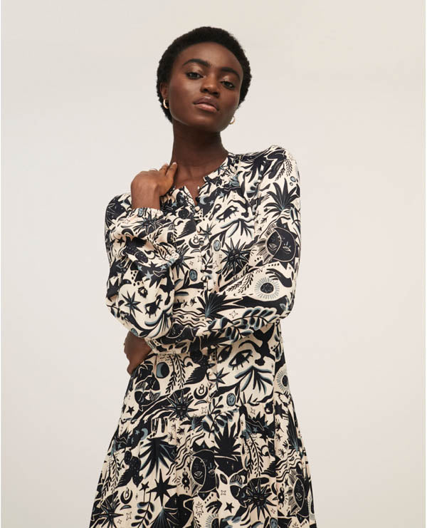 Robe longue imprimé Surkana 562BASA724