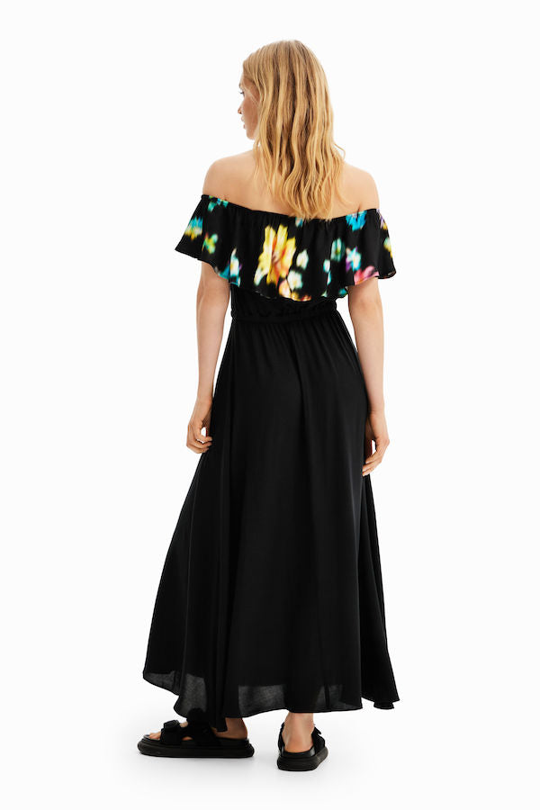 Robe longue à volant Desigual 23SWVW55