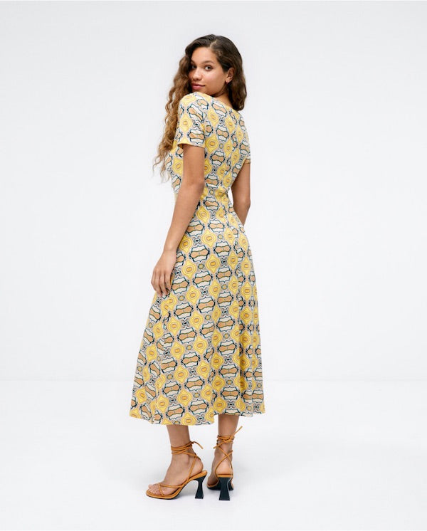 Robe mi-longue imprimée SURKANA 513BANS713