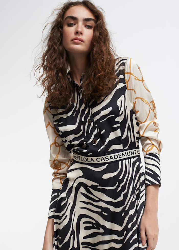 Robe midi animalier Lola Casademunt