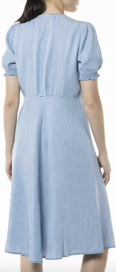 Robe midi en denim Replay W9638