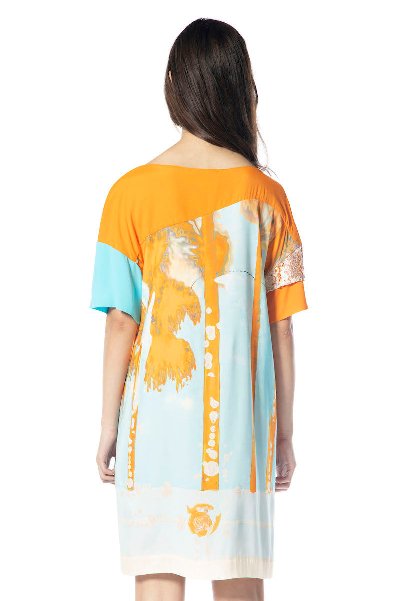 Robe orange Elisa Cavaletti