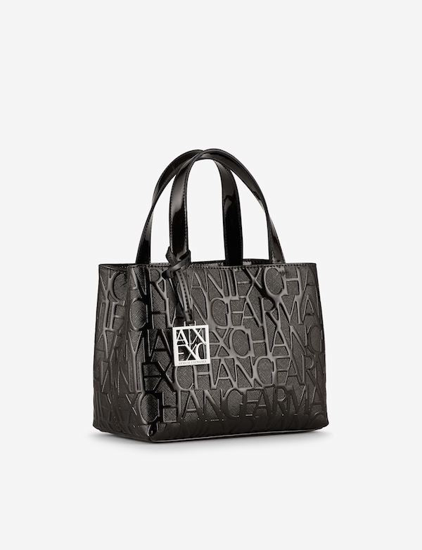 Sac à main Armani effect verni