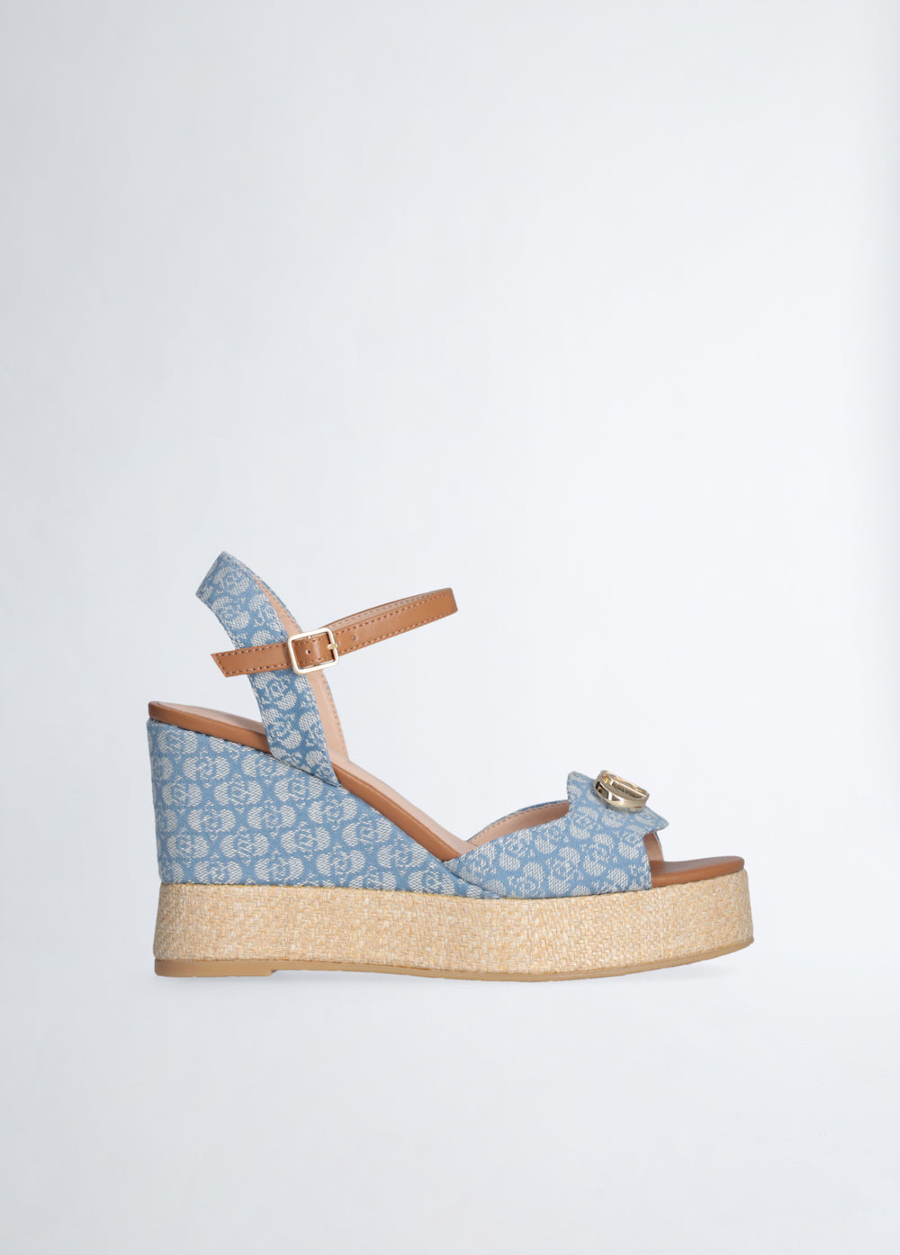 Sandales ouvertes en denim