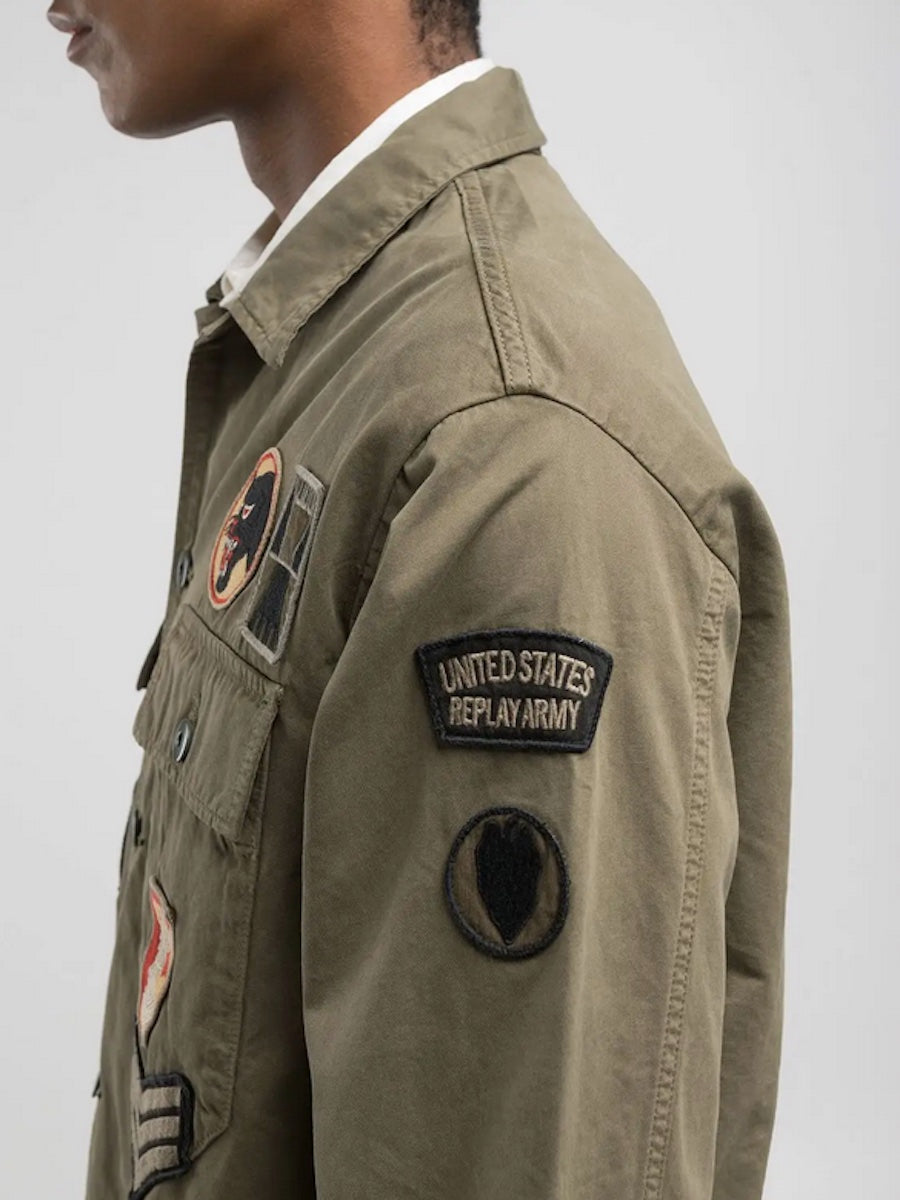 Sur chemise army Replay
