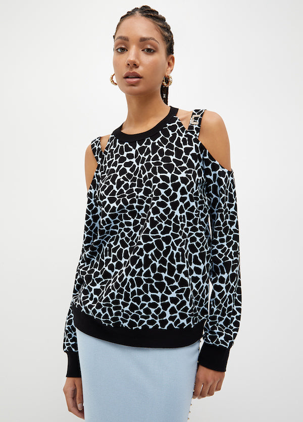 Sweat Liu Jo épaule ouverte