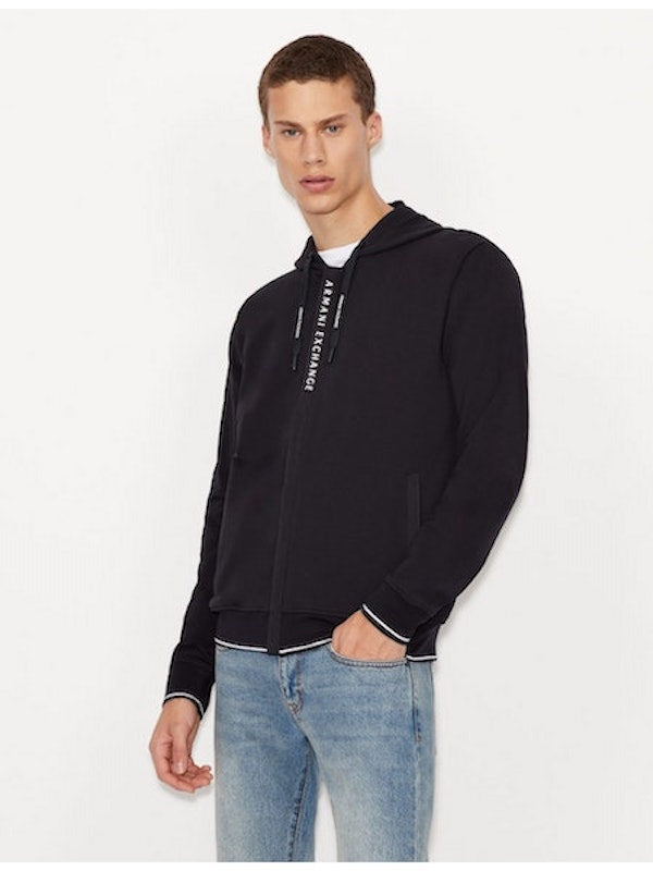 Sweat zippé à capuche Armani 8NZM82