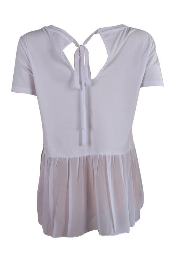 T shirt blanc Liu Jo W18306